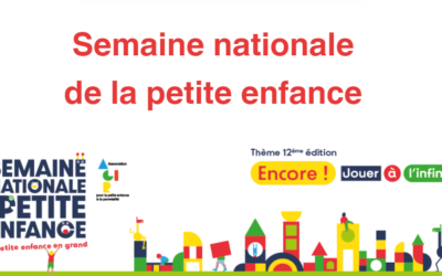 Semaine nationale de la petite enfance : Encore ! Jouer à l’infini